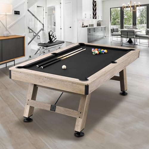 VEVOR 7 ft Billiards Table Black