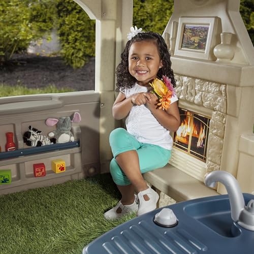 Step2 Charming Cottage Kids Playhouse Brown