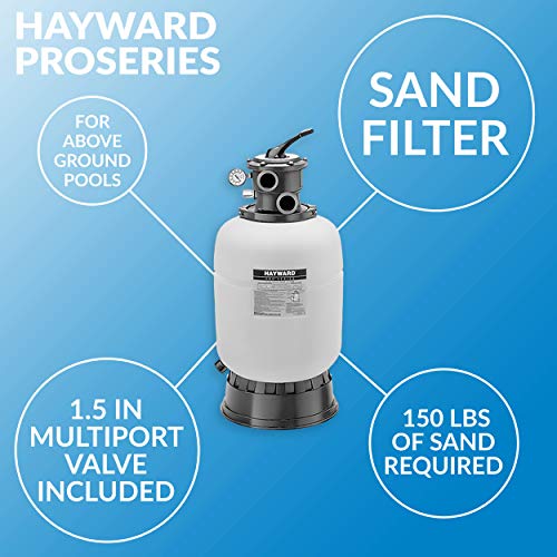 Hayward ProSeries 21 In., 1.5 HP Sand Filter System Tan