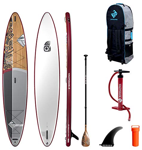 Boardworks SHUBU Great Bear Inflatable Stand Up Paddleboard Red/Grey/White