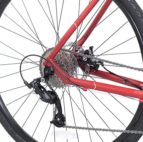 Giordano H2 Men's Hybrid Bicycle Red