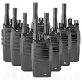 Midland BR200 Two-Way Business Band Radio Bundle Black (Pack of 8)