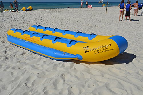 Island Hopper 12 Passenger Banana Taxi Elite Class Heavy Commercial Side by Side Banana Boat Yellow