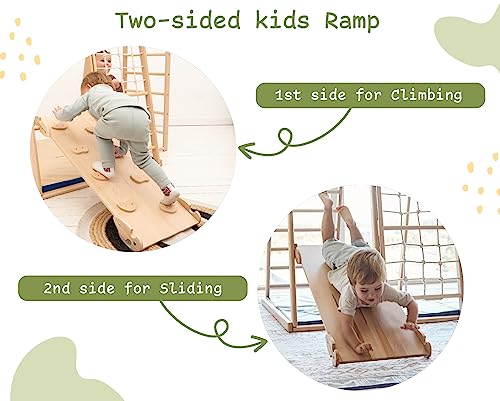 Wood And Hearts Indoor Montessori Play Gym Beige