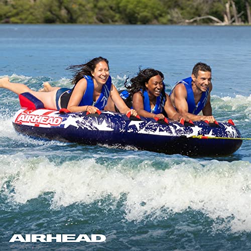 SportsStuff Stars and Stripes 3, 1-3 Rider Towable Tube Red / White / Blue