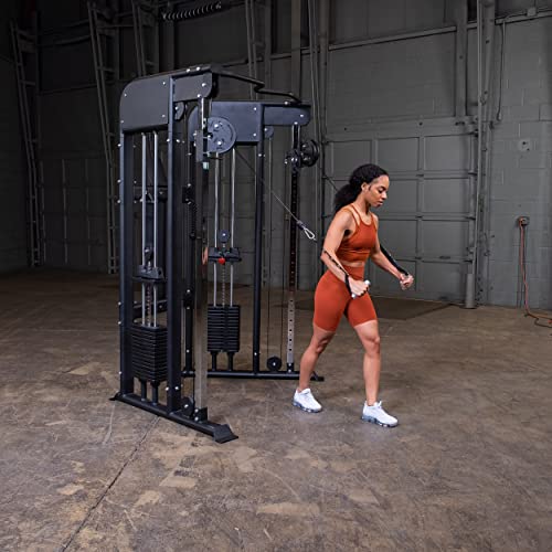 Body-Solid GFT100 Functional Trainer with 210 lbs. Weight Stacks Black