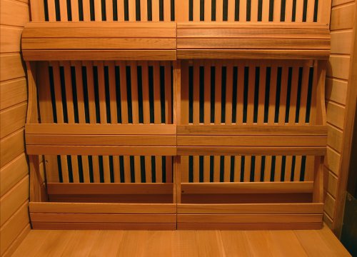 Blue Wave Whistler - 4 Person Corner Cedar Heatwave Sauna