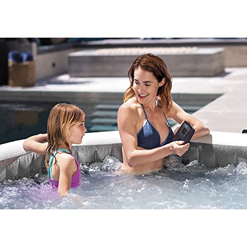 Intex PureSpa Plus Greywood Inflatable Hot Tub with Headrest Pillow 4 Pack