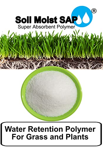 Soil Moist SAP Super Absorbent Polymer Water Retention Polymer for Grass and Gardens 45 Lb.