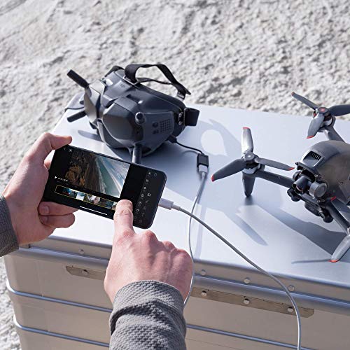 DJI FPV Drone Combo with Remote Controller and Goggles Black (Renewed)