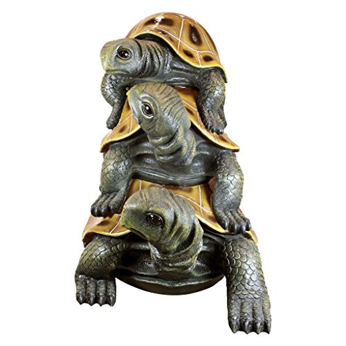 Design Toscano Giant Threes a Crowd Turtle Statue Giant