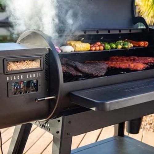 Louisiana Grills 1000 Black Label Series Portable Outdoor Bluetooth Pellet Grill Black