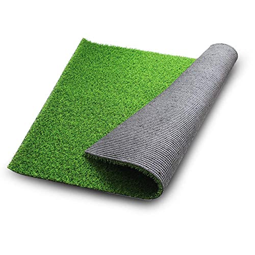 Griclner 18MM Realistic Synthetic Grass Turf Green 11FTx80FT