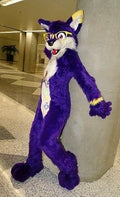 FurryMascot Purple Labrador Husky Cat Full Fursuit Custom Teen Costume