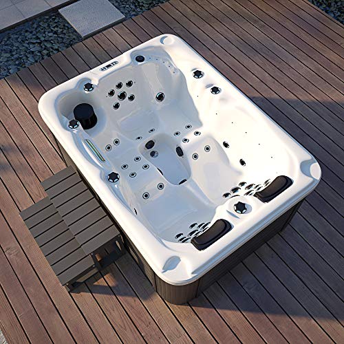 MCP-Distributions Outdoor Hydrotherapy Hot Tub SPA 51 Jets 23 LED Lights