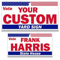VictoryStore Custom Political Yard Sign 2-Sided Print with Stakes Corrugated Plastic 18x24 Political_10