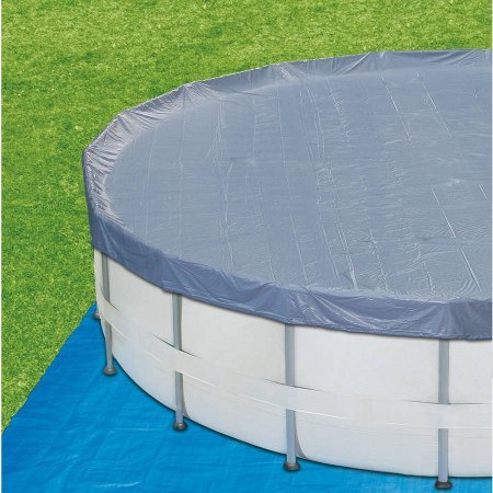 Summer Waves Elite 16' x 48" Round Metal Frame Pool with Deluxe Accessories White
