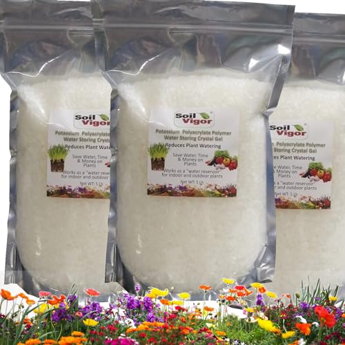 Soil Vigor Potassium Polyacrylate Water-Retaining Agent for Plants 45 lbs
