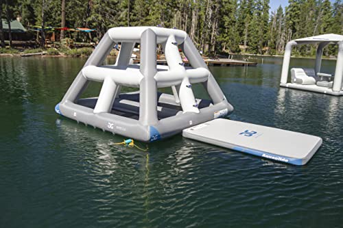 AQUAGLIDE Spire 6.8 Floating Climbing Tower AquaPark Accessory Multicolor