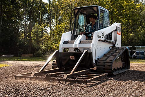 Dirt Rake 78" Skid Steer Landscape Attachment Harley Rake Land Leveler