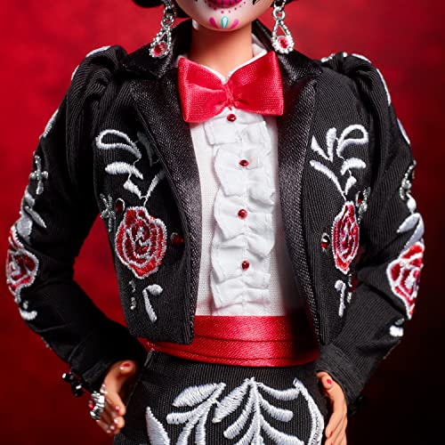 Mattel 2022 Día De Muertos Benito Santos x Barbie Doll Black