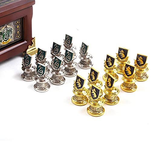 The Noble Collection Quidditch Chess Set Silver & Gold Plated Multicolor