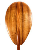 Tikimaster Premium Curly Koa Outrigger Paddle 50 Inch T-Handle Made in Hawaii