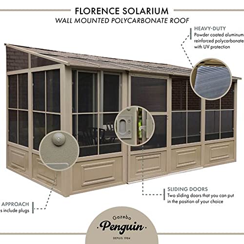 Gazebo Penguin W1608 Add-a-Room All-Season Solarium Slate