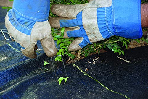Dewitt P4 Pro 5 Ounce Weed Barrier Ground Cover Fabric Black 4 x 250 Feet 8 Pack