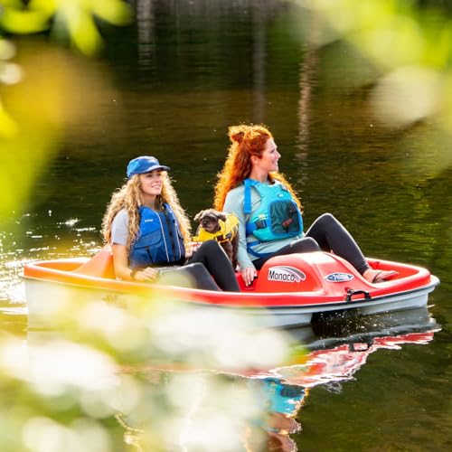 Pelican Adjustable 5 Seat Pedal Boat Monaco Red/White