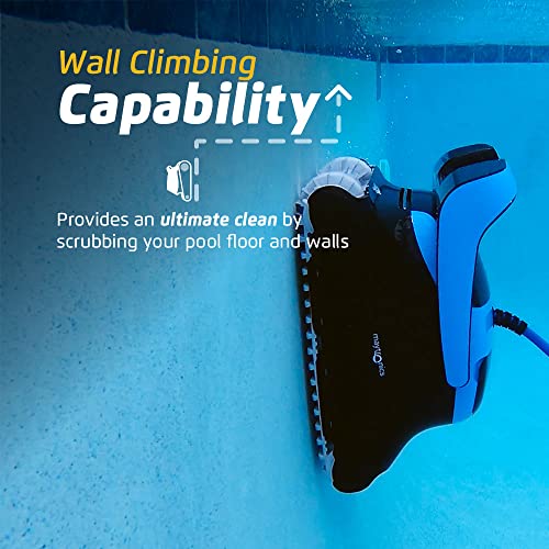 Dolphin Nautilus CC Supreme Automatic Robotic Pool Vacuum Cleaner with Caddy Black