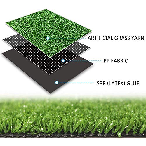 Sigetree Artificial Grass Mats Lawn Carpet 12 Feet Width