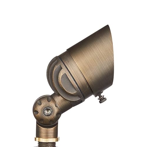 VOLT Cast Brass G4 Infiniti 30 LED Outdoor Spotlight Kit with Transformer Bronze