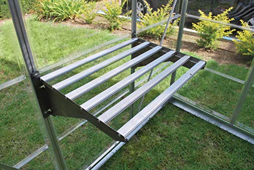 Palram Canopia Snap & Grow 6x8 Ft. Greenhouse Kit Heavy Duty Polycarbonate Aluminium Frame Silver