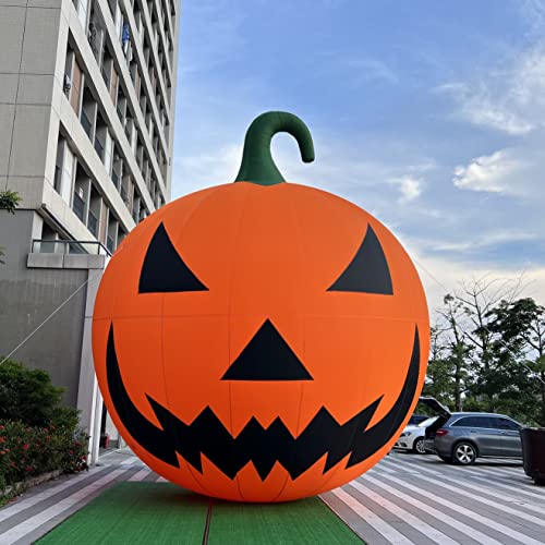 OZIS Giant 33Ft Inflatable Pumpkin Decorations with Blower Orange