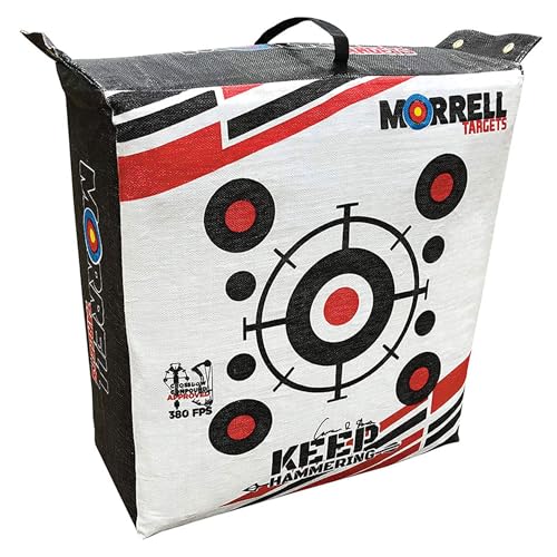 Morrell Keep Hammering Crossbow Archery Bag Target 54 lb 4 Pack White
