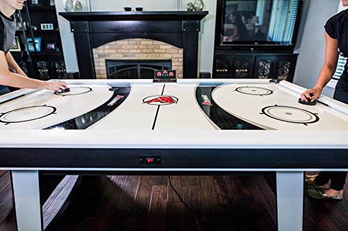 Atomic Blazer 7’ Air Hockey Table White & Black
