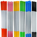 DISCOUNT SNOWSTAKES .COM 4ft Pro Snow Stakes Driveway Markers Pink