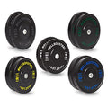 Bells of Steel Dead Bounce Conflict Bumper Plates - Commercial and Home Gym - 260 lb Olympic Weight Set