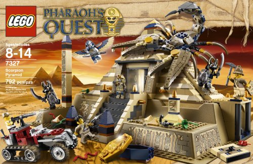 LEGO Pharaoh's Quest Scorpion Pyramid 7327 Golden