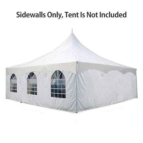 TentandTable 30' x 30' Premium Blockout Sidewall Kit White
