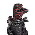 Founders Club Men's Golf Club Set with 14 Way Organizer Golf Bag Black