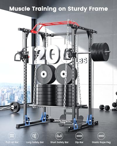 AKYEN Power Cage with Adjustable Cable Crossover System Black-01