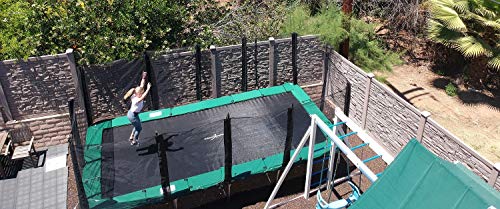 Best Trampoline USA Galactic Xtreme Rectangle Trampoline 10x23 with Net Enclosure