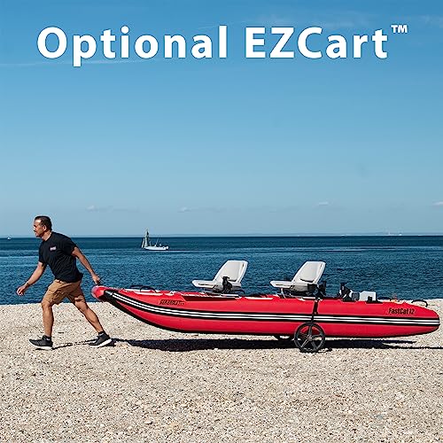 Sea Eagle FastCat Catamaran Inflatable Boat 2-4 Person Red/White