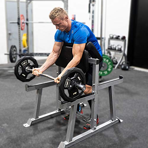 Valor Fitness Standing Preacher Curl Bench Station for Bicep Arm Curling - CB-5 Standing Preacher Curl Station