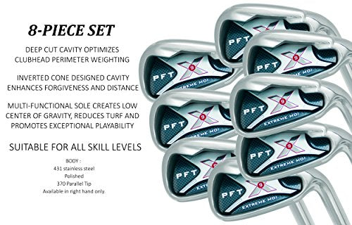 PFT X9 Men's Golf Clubs Set Black