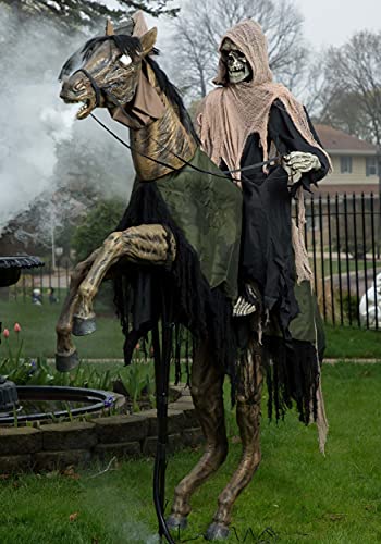 Seasonal Visions Animated Reaper's Ride Prop Brown