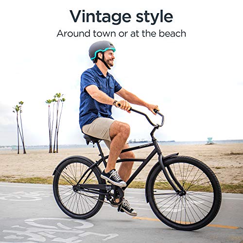 Schwinn Huron Adult Beach Cruiser Bike 26-Inch Black