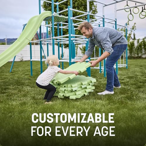 Activplay Modular Jungle Gym Set for Kids Outdoor Playset with Swing, Slide, Monkey Bars
